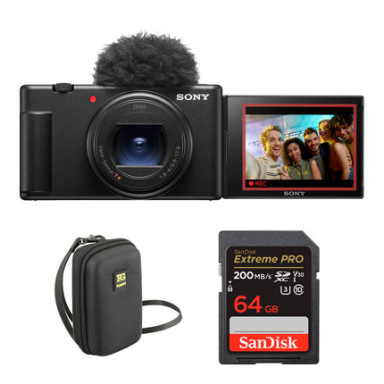 Sony ZV-1 II Cámara Digital 20.1MP Vídeo 4K Kit Accesorios Negro