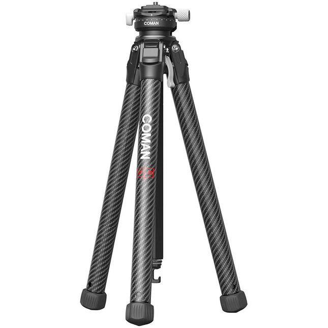 COMAN Zero X trípode de fibra de carbono con rótula capacidad 18kg altura 40 a 149cm kit completo