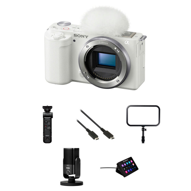 Sony ZV-E10 Cámara sin Espejo 24.2MP 4K30p con Kit Streaming