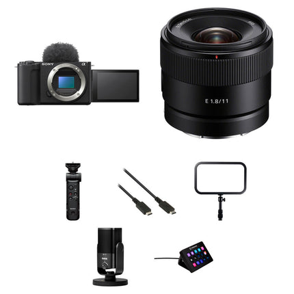 Sony ZV-E10 II Cámara Sin Espejo 26MP 4K60p con Kit Streaming