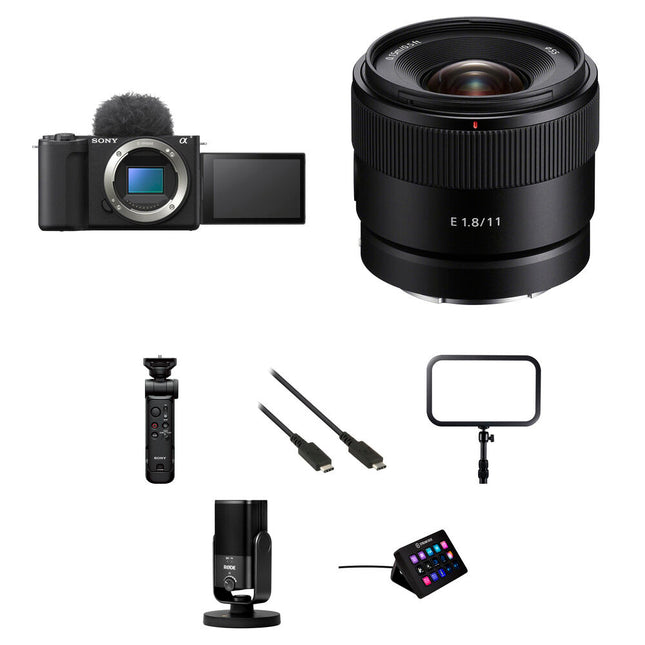 Sony ZV-E10 II Cámara Sin Espejo 26MP 4K60p con Kit Streaming