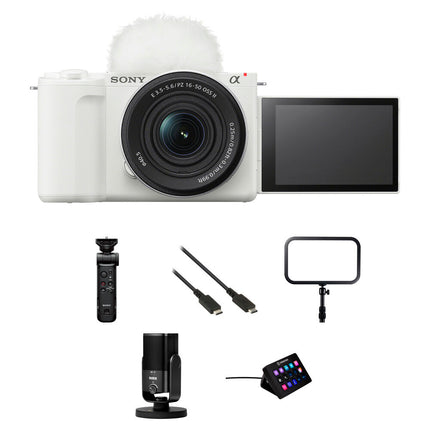 Cámara Sin Espejo Sony ZV-E10 II con lente 16-50mm UHD 4K60p y Kit Streaming
