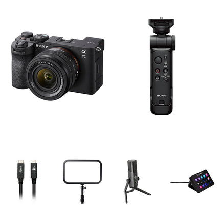 Sony a7C II Cámara Sin Espejo con Lente 28-60mm 33MP y Kit Streaming