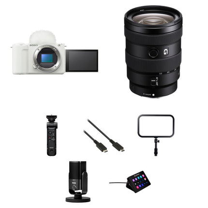 Sony ZV-E10 II cámara sin espejo 26MP UHD 4K60p 16-55mm f/2.8 kit streaming