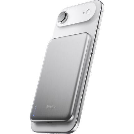 BMX SolidSafe AIR 5K Power Bank 5000mAh 20W carga inalámbrica plata
