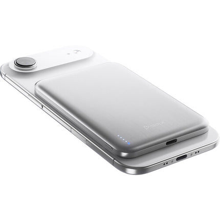 BMX SolidSafe AIR 5K Power Bank 5000mAh 20W carga inalámbrica plata