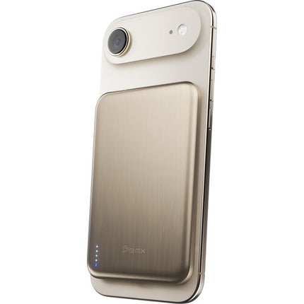 BMX SolidSafe AIR 5K Power Bank Batería Sólida 5000mAh 20W Oro