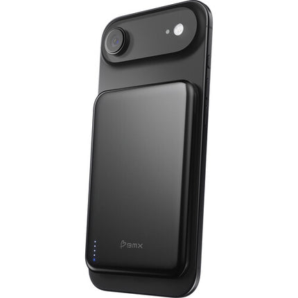 BMX SolidSafe AIR 5K Power Bank 5000mAh carga 20W inalámbrica negra