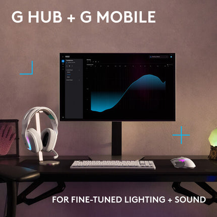 Logitech G G522 Auriculares Gaming Inalámbricos RGB 40mm 90h Batería