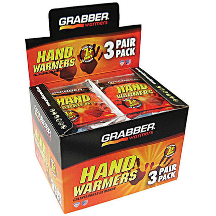 Grabber Mini Calentadores de Manos Desechables 7 Horas 2x3.5 Pulgadas