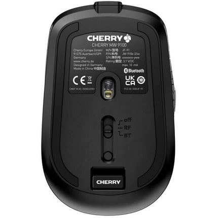 CHERRY MW 9100 Ratón Inalámbrico Recargable 2400 dpi Bluetooth 4.2 Nano-USB