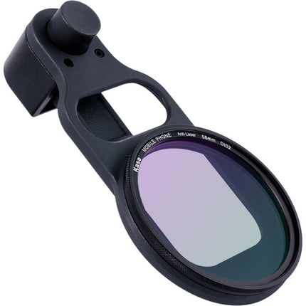 Kase Clip Magnético para Smartphone con Filtro Antiláser 58mm