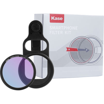 Kase Clip Magnético para Smartphone con Filtro Antiláser 58mm