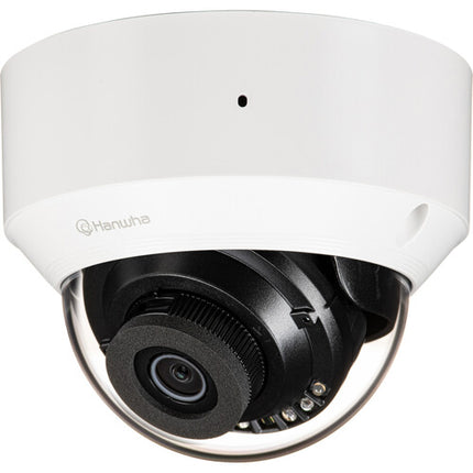 Hanwha Vision QND-C8013R Cámara Domo Interior 5MP 3mm IR Visión Nocturna 82ft