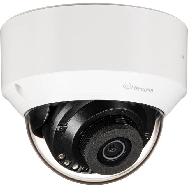 Hanwha Vision QND-C8013R Cámara Domo Interior 5MP 3mm IR Visión Nocturna 82ft