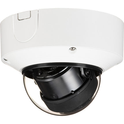 Hanwha Vision XNV-A8084R Cámara domo de red exterior 5MP con visión nocturna lente varifocal motorizada 3.3-9.3mm y montaje incluido