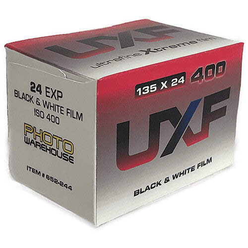 Ultrafine Xtreme UXF 400 película blanco y negro 35mm 24 exposiciones grano fino alta nitidez