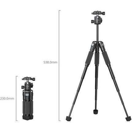 SmallRig VT-20 Pro Trípode de Escritorio Portátil Capacidad 6.6 lb Altura 9.1 a 21.2"