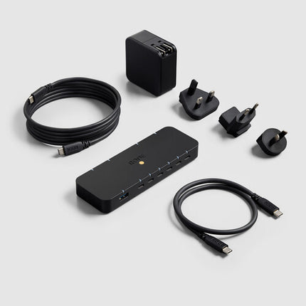 RODE 7 Puertos Hub Adaptador con Carga 60W y Ranuras SD