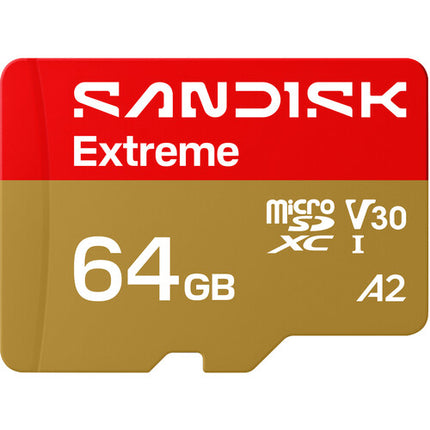 SanDisk 64GB Extreme UHS-I microSDXC Tarjeta de Memoria 170MB/s Lectura 80MB/s Escritura