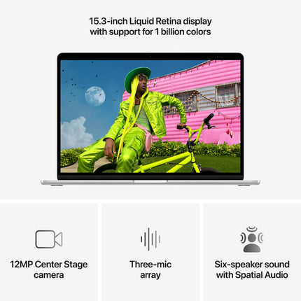 Apple 15" MacBook Air M5 24GB RAM 512GB SSD Plata