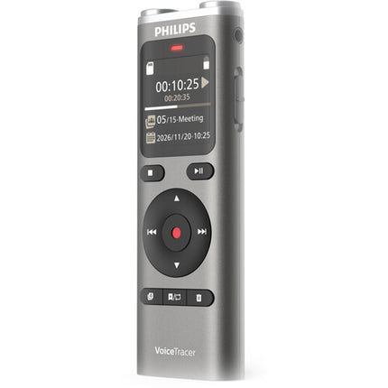 Grabadora de voz Philips VoiceTracer DVT2075 8GB 35 horas batería con USB-C