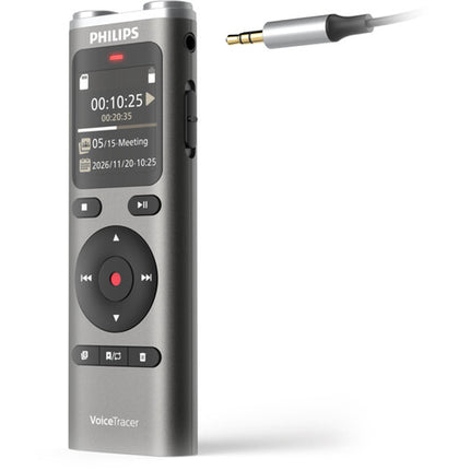 Grabadora de voz Philips VoiceTracer DVT2075 8GB 35 horas batería con USB-C