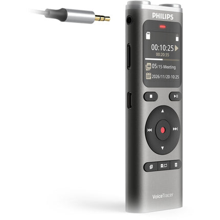 Grabadora de voz Philips VoiceTracer DVT2075 8GB 35 horas batería con USB-C