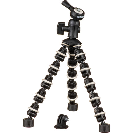 Sunpak PlatinumPlus Trípode Flexible de Mesa 10.5" Capacidad 1.1 lb Adaptador GoPro