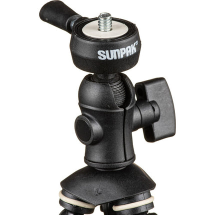Sunpak PlatinumPlus Trípode Flexible de Mesa 10.5" Capacidad 1.1 lb Adaptador GoPro