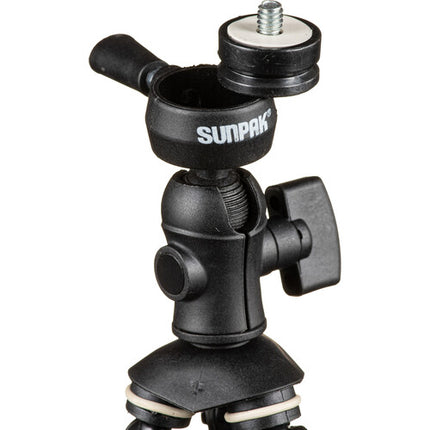 Sunpak PlatinumPlus Trípode Flexible de Mesa 10.5" Capacidad 1.1 lb Adaptador GoPro