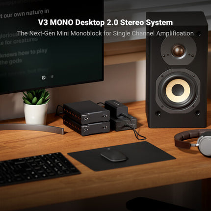 Fosi Audio V3 Mini Amplificador Monobloque Mono 240W 48V 5A