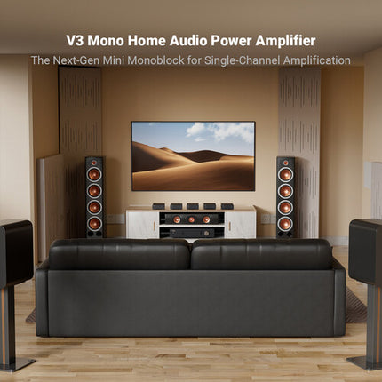Fosi Audio V3 Mini Amplificador Monobloque Mono 240W 48V 5A
