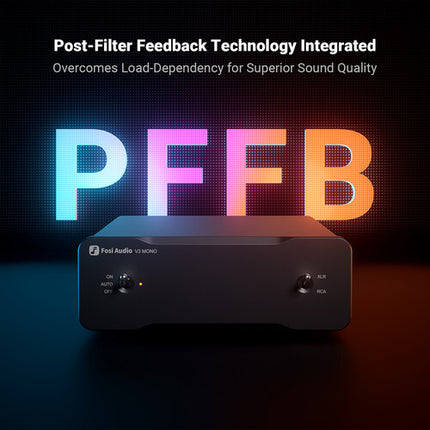 Fosi Audio V3 Mini Amplificador Monobloque Mono 240W 48V 5A