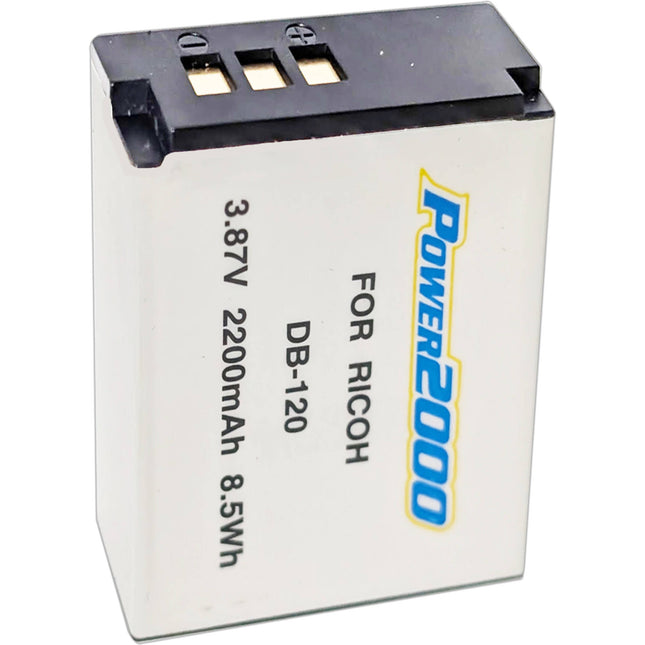 Power2000 ACD-481 Batería 2200mAh para Cámaras Ricoh GR IV HDF Monochrome