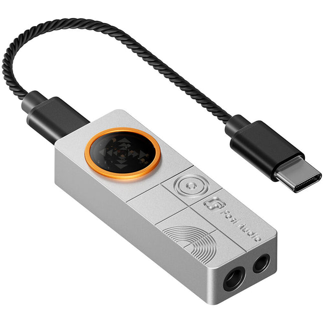 Fosi Audio DS3 DAC portátil y amplificador de auriculares 32-Bit 768 kHz Plata