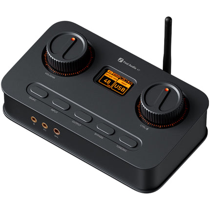 Fosi Audio K7 DAC y Amplificador para Auriculares con Bluetooth y Pantalla OLED 1.5 pulgadas