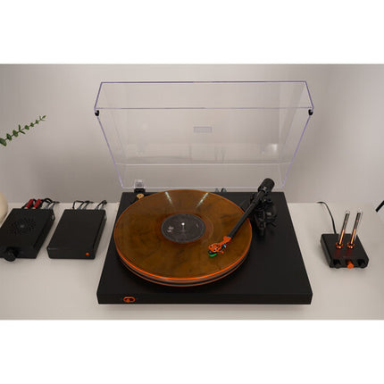 Fosi Audio Luna3 Tocadiscos Manual 33 1/3 y 45 rpm con Plato Acrílico