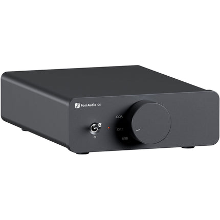 Fosi Audio Q6 Convertidor Digital a Analógico con DAC AK4493S y USB-C