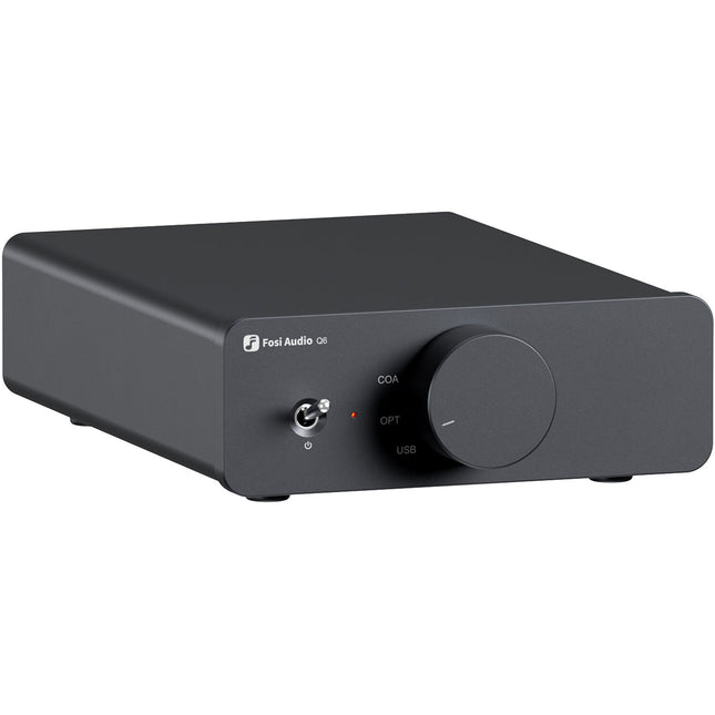 Fosi Audio Q6 Convertidor Digital a Analógico con DAC AK4493S y USB-C