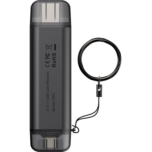 Ulanzi CR3 Lector de Tarjetas 3 en 1 USB C y USB A UHS II