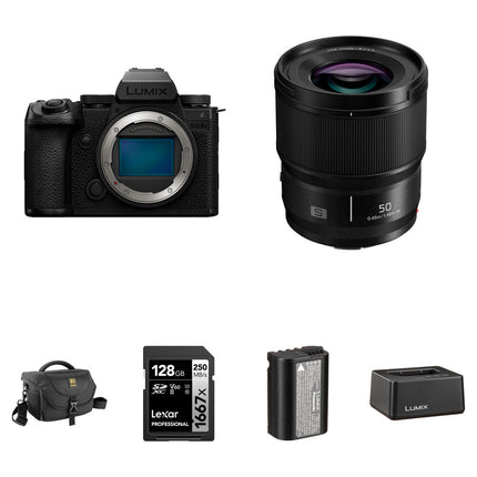 Panasonic LUMIX S5 IIX Cámara sin Espejo Full Frame 24.2MP 6K30p Kit Essentials+