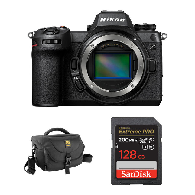 Cámara sin Espejo Nikon Z6 III 24.5MP con Bolsa y Tarjeta 128GB
