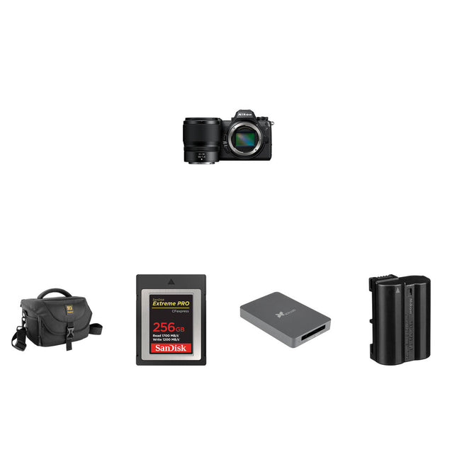 Nikon Z6 III Cámara Sin Espejo 24.5MP 50mm f1.4 256GB Kit Completo