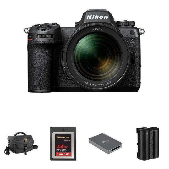 Nikon Z6 III Cámara Sin Espejo 24 5MP 24-70mm f4 Kit Completo
