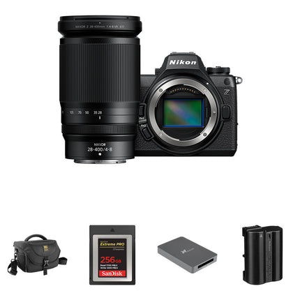 Nikon Z6 III Cámara sin Espejo 24.5MP 28-400mm f4-8 Kit Essentials+