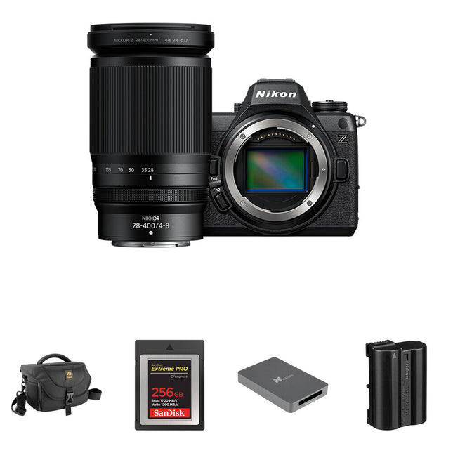 Nikon Z6 III Cámara sin Espejo 24.5MP 28-400mm f4-8 Kit Essentials+