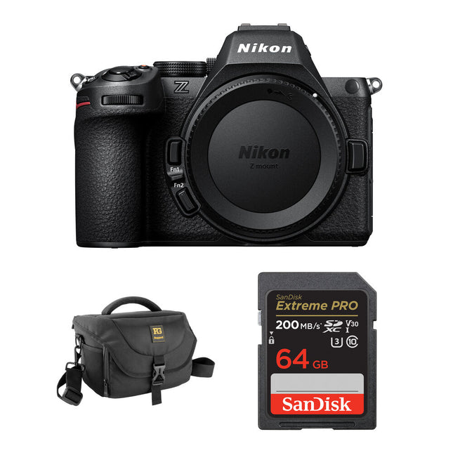Nikon Z5 II Cámara sin Espejo 24.5MP 4K con Bolsa y Tarjeta 64GB