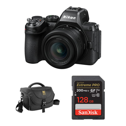 Nikon Z5 II Cámara Mirrorless con lente 24-50mm f4-6.3 y tarjeta 128GB