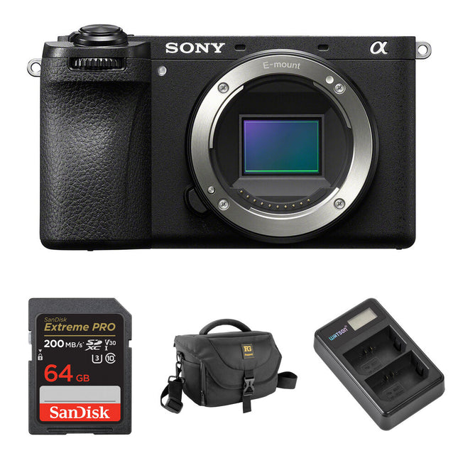 Sony a6700 Cámara Sin Espejo 26MP 11fps con Kit Básico
